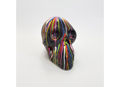 Abstrakter Schädel Scull Totenkopf Figur 66cm XXL Figuren Skulptur Rübe Statue