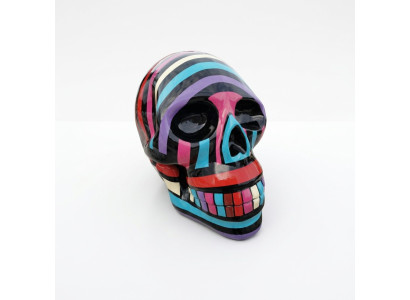Abstrakter Schädel Scull Totenkopf Figur Statue 66cm XXL Figuren Skulptur Rübe