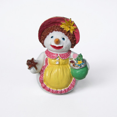 Schneemann Figur Statue Deko Figuren Deko Skulptur 32cm Winter Neu Statuen Neu