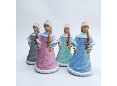 Figur Statue Sneguratschka Statuen Figuren Weihnachten Snegurka Russian Women