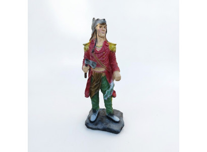 Statue Skulptur Holzfäller 75 cm Figur Statuen Skulpturen Hand bemalte Figuren