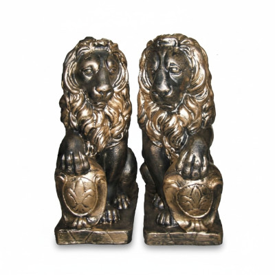 Löwe Deko Figur Statue Skulptur 60cm Figuren Statuen Skulpturen Dekoration N21