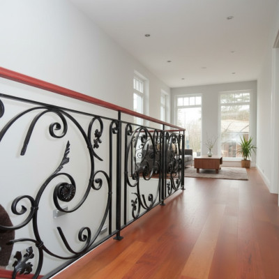 Balkon Geländer Zaun Handarbeit Maßanfertigung Schmiedeeisen Treppen Balkone 172