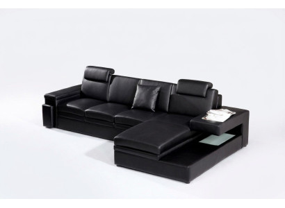 Wohnlandschaft Sofa mit USB Ecksofa Eckcouch Polster Garnitur Ecke Sofas 3371