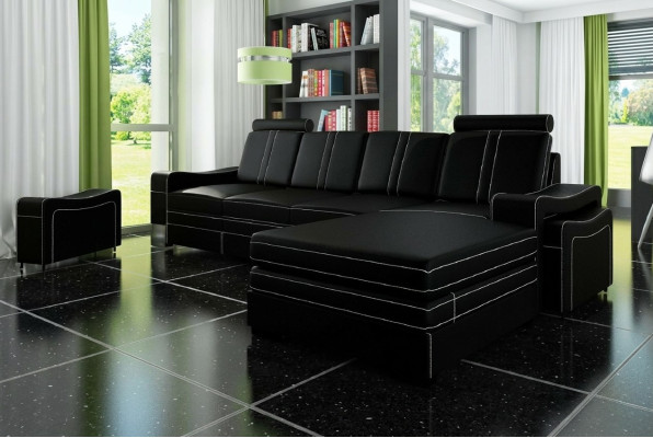 LEDERSOFA USB LEDERECKSOFA WOHNLANDSCHAFT ECKSOFA GARNITUR SOFA Maßanfertigung