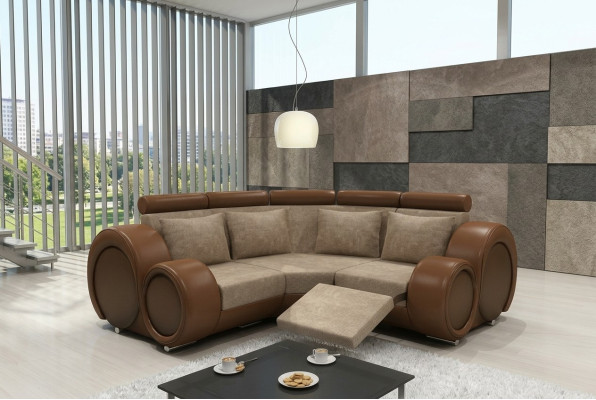 STOFFSOFA TEXTIL WOHNLANDSCHAFT SOFA BERLINX RELAXFUNKTION COUCH ECKSOFA mit USB