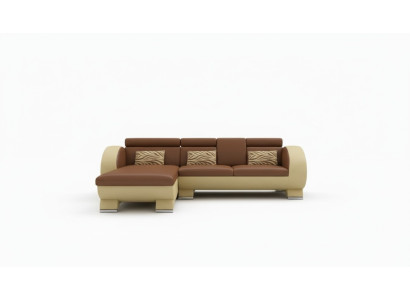 LEDERSOFA SOFA mit USB POLSTER ECKSOFA SOFAGARNITUR DESIGNER COUCH BARFUNKTION