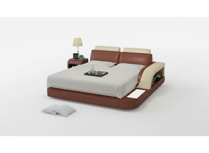 Modernes Schlafzimmer Bett Hochwertiges Design Betten Polster Multifunktion +USB