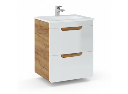 Waschbecken 40cm Waschbeckenunterschrank Badezimmerschrank