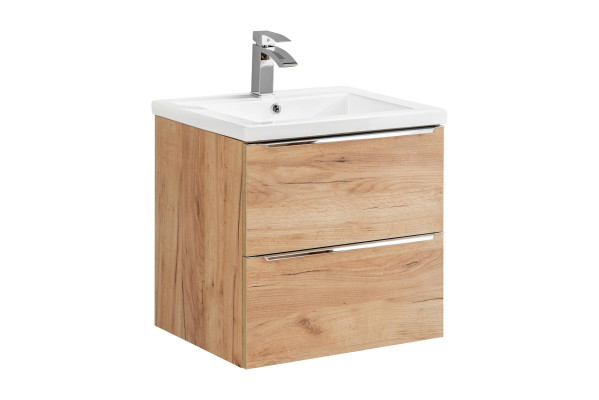 Design Luxus Waschtisch Waschbecken Wand Hänge Schrank mit Einbau