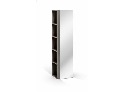 Badezimmer Hochschrank mit Spiegel Tür Regal Badschrank Badmöbel