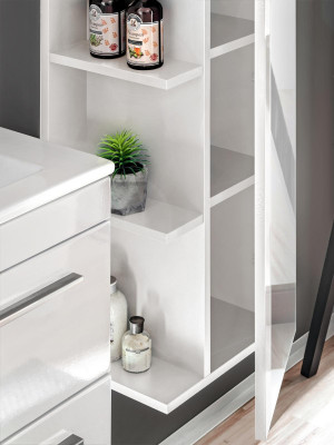 Badezimmer Möbel Schränke Bad Schrank Regal Spiegelschrank Regale