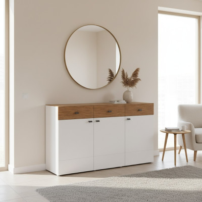Kommode Vitrine Kommoden Vitrinen Kommodenschrank Schränke Schrank 166x93cm neu
