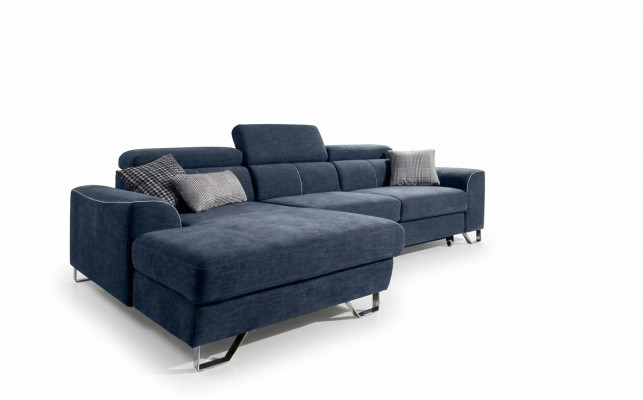 Stilvolles, sehr weiches, ultra komfortables Ecksofa in modischer und luxuriöser Polsterung