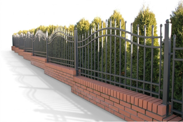 Aussen Garten Grundstück Maßanfertigung Zaun Klassisch Geländer Zaun Modell 248