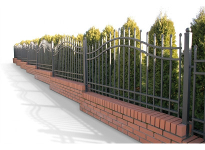 Aussen Garten Grundstück Maßanfertigung Zaun Klassisch Geländer Zaun Modell 248