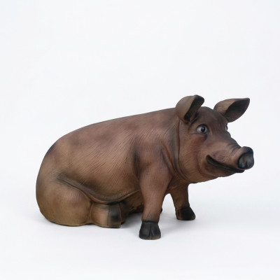 Mast Schwein Bauernhof Dekoration Garten Figuren Statue Tier Wurst Statuen Deko