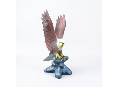 USA Adler Falke Abstrakte moderne Statue Figur Greifvogel Garten Deko 100cm