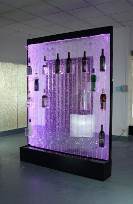 Led Wasser Wand Bar Regal Säule Wassersäulen Theke Regale Designer