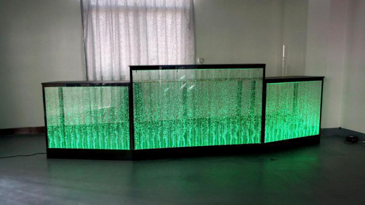 Tresen Regal Bar Wasser Wand Säule Beleuchtete Theke Regale Möbel