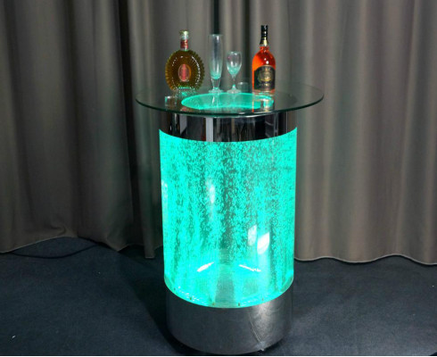 Led Bar Tisch Wasser Wand Bar Theke Regal Möbel Beleuchtete Couchtisch