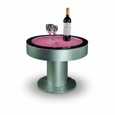Design Tisch Couchtisch Wasser Säulen Säule Water Sofa LED Beleuchtet