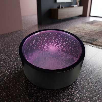 Water Design Tisch Couchtisch Wasser Säulen Sofa Tische LED Beleuchtet