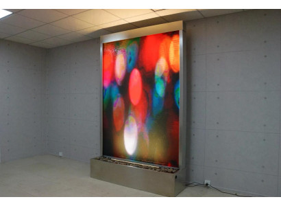 Wasser Wand Water Wall Säule Unterschrank Ragal Vitrine Wasserwände