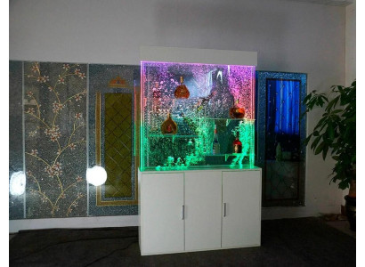 Wasser Wand Water Wall Säule Unterschrank Trennwand Ragal Vitrine