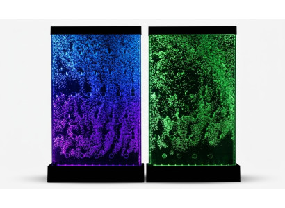 Wandpaneel mit Wasserblasen LED Wasserwand Designer Wasser Wand