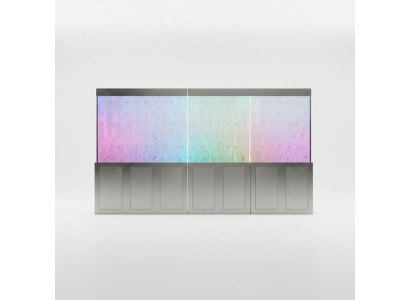 Moderne Trennwand Wasser Wände LED Wasserwand Beleuchtete Wand