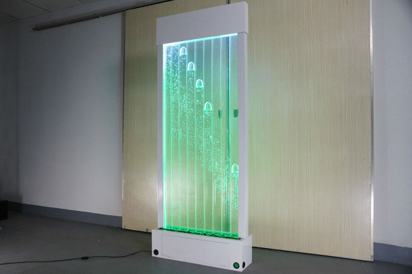 Trennwand Regal Schrank Wasserwand Säule Wände Waterwall LED