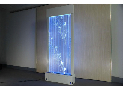 Trennwand Regal Schrank Wasserwand Säule Wände Waterwall LED