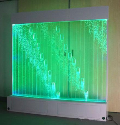 Moderne Trennwand Wasser Wände LED Wasserwand Beleuchtete Dekorative Wand