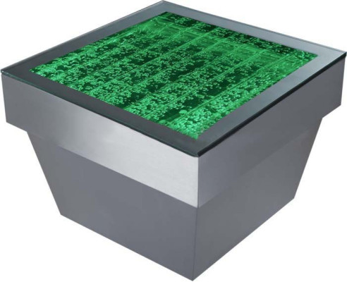 Design Tisch Couchtisch Wasser Säulen Säule Dekor Water Sofa Tische LED