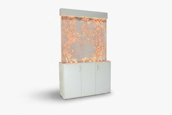 Wasser Wand Wall Säule mit Unterschrank Trennwand Ragal Vitrine