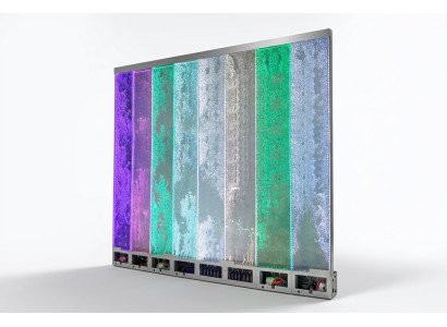 Wandpaneel LED Wasserwand Wasser Wände Modern Wasser Blasen Dekorative Wand