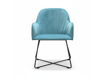 Stuhl 4x Lounge Sessel Polstersessel Wohnzimmer Restaurant Club Gruppe Stuhl