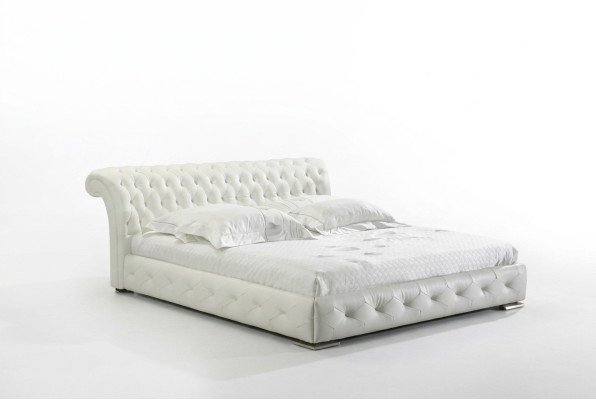 Polsterbett Doppelbett Designer Bett Ehebett Schlafzimmer Lederbett Neu Betten