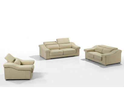 Sofagarnitur Design Couchen Polster 311 Sitzer Garnituren Set Leder Sofas
