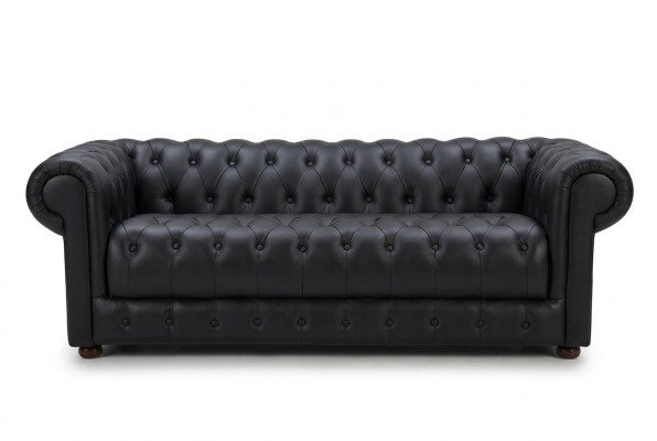 Chesterfield Couchen Sofas Leder 3+2 Sitzer Sofagarnitur Garnituren Set