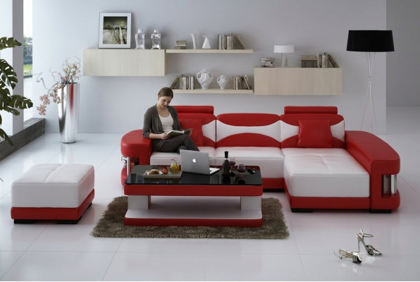 Eckcouch Eckgarnitur Wohnlandschaft L Form Sofa Ecksofa Couch Garnitur