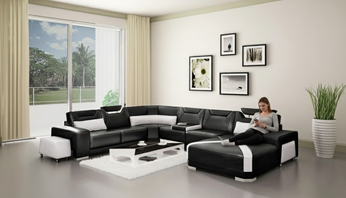 Wohnlandschaft U Form Sofa Eckgarnitur Eckcouch Ecksofa Couch Garnitur