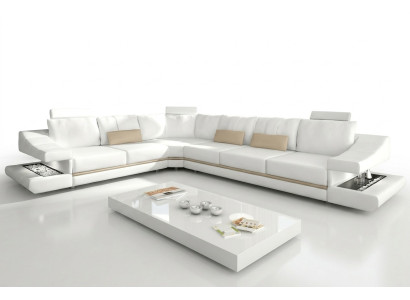 Ledersofa Ecksofa Couch Designer Polster Eckgarnitur Sofa Couchen Sofas