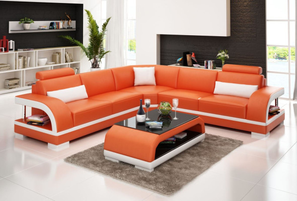 Moderne Sofa Eckgarnitur L Form Polster Ecke Designer Couch Sitz Möbel