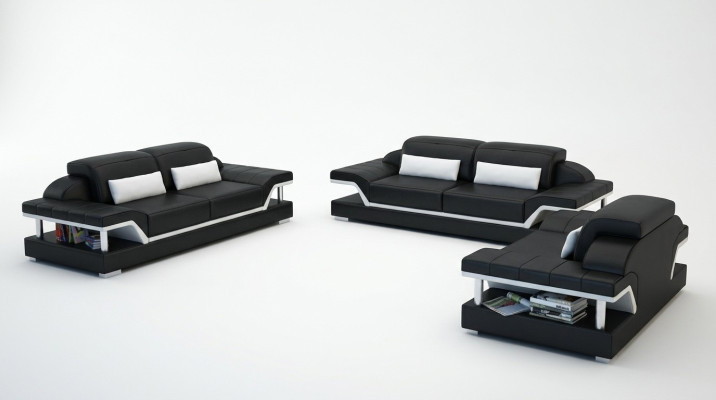 Sofagarnitur Komplett Set Wohnzimmer Garnituren 3+1+1 Sitzer Sofa Polster