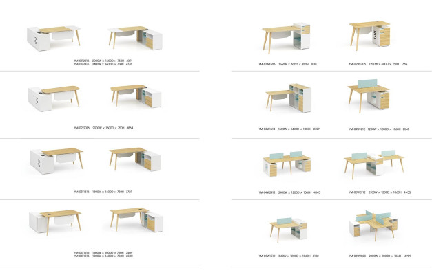 Büroeinrichtung 2tlg. Chef Tisch + Aktenschrank Regal Set Schreibtisch