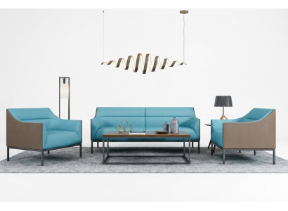 Sofa 3+1+1 Sitzer Textil Sofas Couch Polster Garnitur Sofagarnitur Couchen Neu