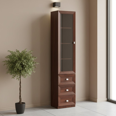 Schrank Holz Bücherschrank Schrankkommode Büro Schränke Regal Möbel System Neu