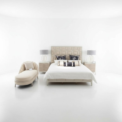Bett + 2x Nachttisch 3 tlg Schlafzimmer Set Design Modern Luxus Klassische Möbel
